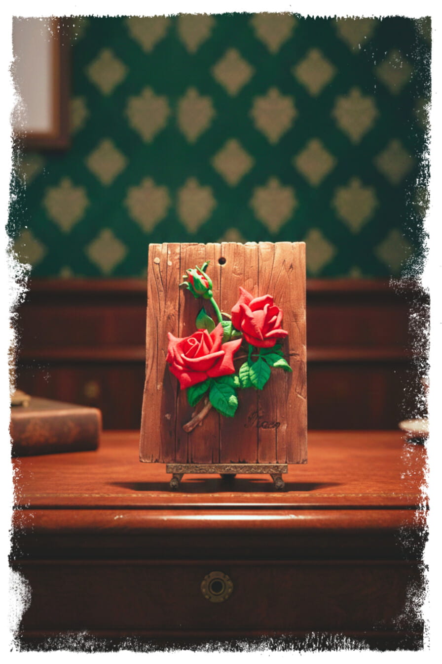 Gül Masa ve Duvar Tablosu